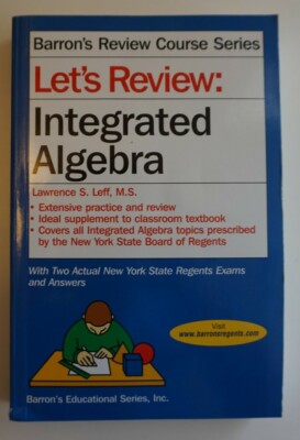 Let's Review: Let's Review: Integrated Algebra by Lawrence S. Leff (2008, Paperb
