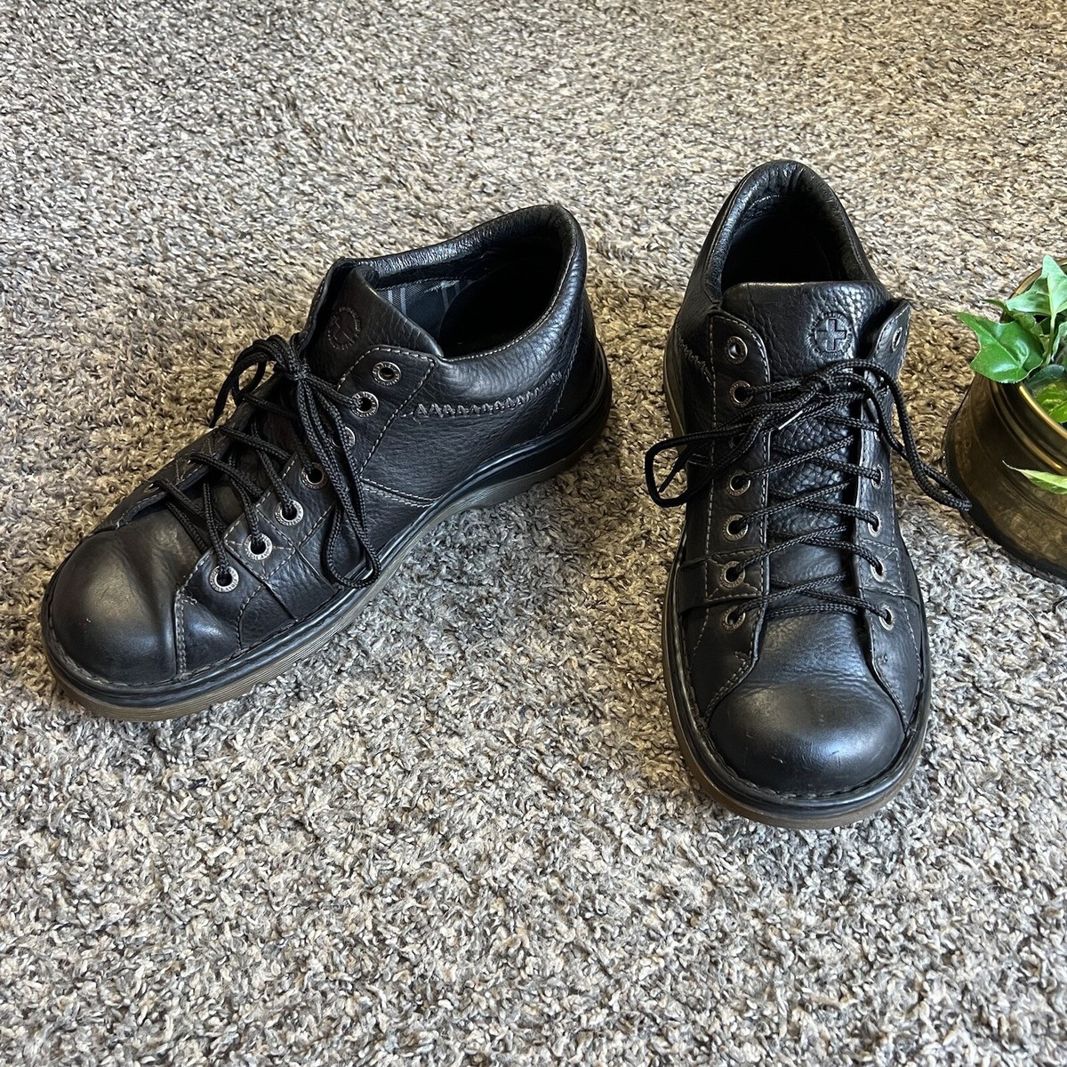 Dr.Martens Mens Oxford Zack 7 Eye Boots shoes Black Leather Dr.Martens Mens Oxford Zack 7 Eye Boots shoes Black Leather