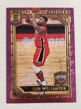 2021-22 Panini Donruss Elite Zion Williamson Primary Colors Purple #ed 2 / 49