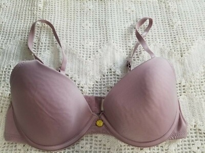 Jessica Simpson Underwire Push-Up T-Shirt Bra size 34C Champagne Pink Padded 
