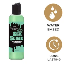 Anal Vaginal Water-based Lubricant Cum Style Lube Colored Slime Sexual Enhancer