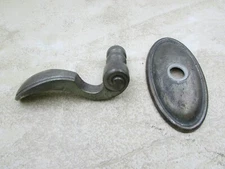 Emtek Tuscany Collection Silver Patina Handle Lever , Removed From A Display