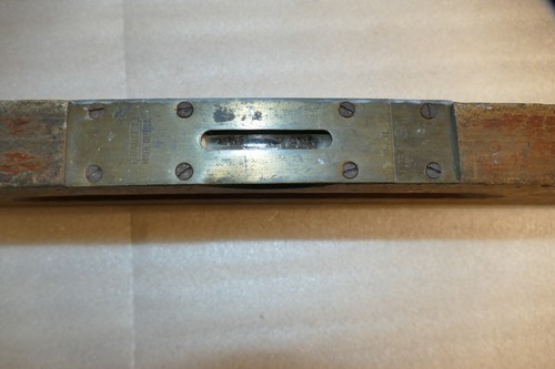 Vintage Stanley #3L Wooden and brass level 24 Inches 2 ft foot Solid Wood - Picture 12 of 21