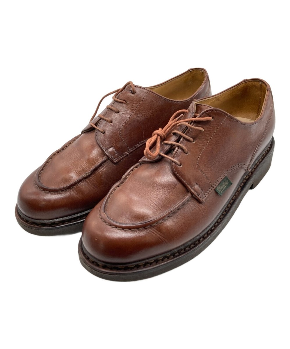 靴 paraboot chambord Paraboot Chambord Black Leather Derby Shoe – Drakes US