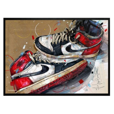 Nike air Jordan 1 Chicago 1984 poster (50x70cm / 19.68×27.56 inch