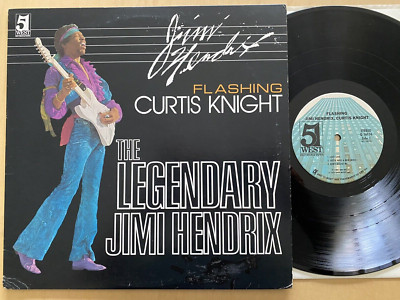 THE LEGENDARY JIMI HENDRIX CURTIS KNIGHT FLASHING RARE 1981 VINYL EARLY TRAX NM