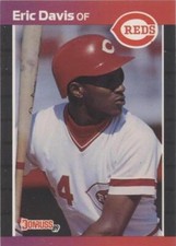 1989 Donruss - Eric Davis #80 *Denotes* on Back