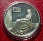 1972 Mother's Day "Whister's Mother" Round 1.2 Troy oz.999 Silver-Hamilton Mint