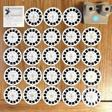 Lot of 23 View Master Reels TV Zorro Lassie Gene Autry Roy Rogers Rin-Tin-Tin