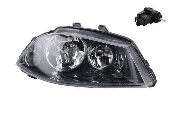 Scheinwerfer Passend FüR Seat Ibiza Cordoba 6L 02- 09 H7 H3 Rechts M. Stellmotor-image