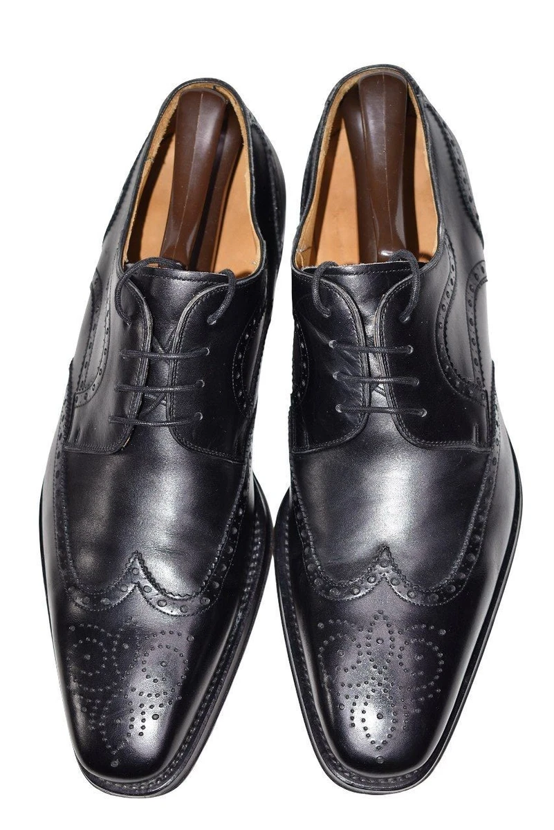 Magnanni Black Wingtip Dress Shoes for Men for sale | eBay display picture 1