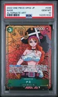 2022 ONE PIECE JAPANESE OP02-PARAMOUNT WAR ALTERNATE ART #036 NAMI PSA 10
