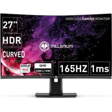 Monitor Gaming Millenium 27 PRO 165 27" LED QHD 165Hz G-Sync Compatible Curva