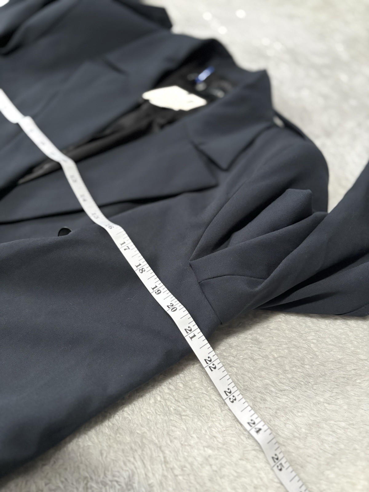 New Zara Double Breast Blazer Jacket Womens Blue Size Small NWT  thumbnail 5