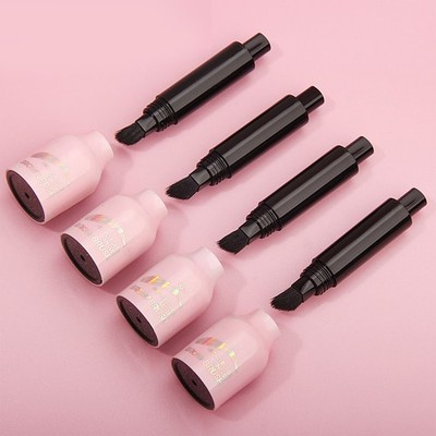 1Pcs Women Smudge-proof Micro Blade Ancled Brow Brush Angled Brush Cosmetic