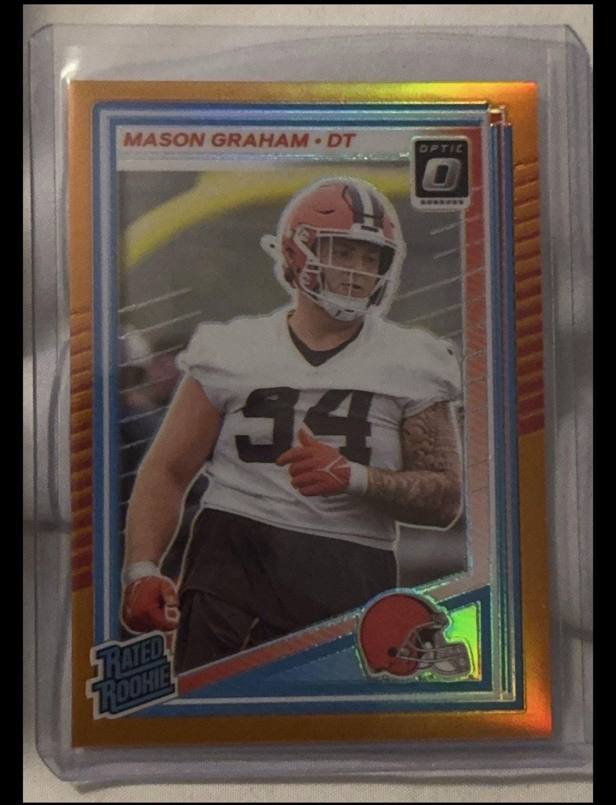2025 Donruss Optic Rated Rookie Orange Prizm #206 Mason Graham 62/299 RC