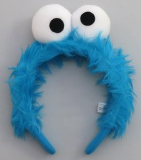 Sesame Street Cookie Monster Faux Fur Headband USJ Japan Limited Hair Accessory