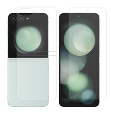 Panzerfolie ( Display + R&uuml;ckseite ) f&uuml;r Samsung Galaxy Z Flip 5 5G Schutz Folie