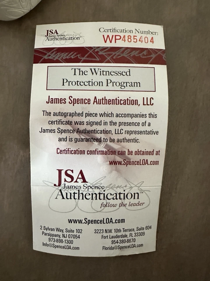 JJ Watt, Signed Badgers Full Size Helmet w/Dream Big, Work Hard Inscript JSA COA - Image 4 of 4