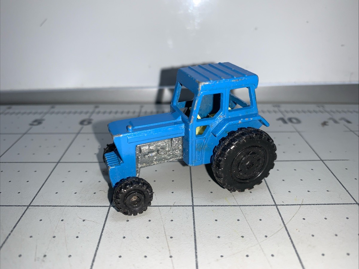 Vintage Matchbox Superfast No. 46 Ford Tractor Lesney Blue VG | eBay