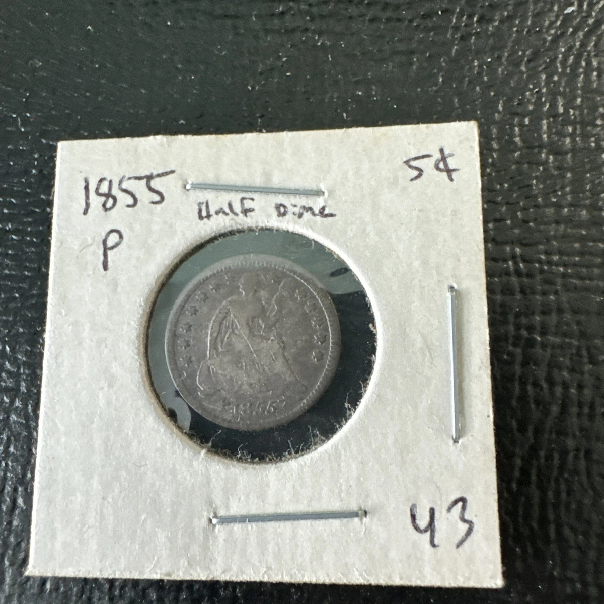 1855 Year Seated Liberty Half Dimes (1837-1873) for sale | eBay