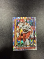Topps Chrome George Karlaftis Parallel Kansas City Chiefs NFL Football Card