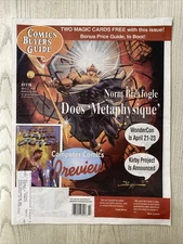 Comics Buyer’s Guide #1116 (Apr 7 1995) + Magic Card Word of Undoing CBG