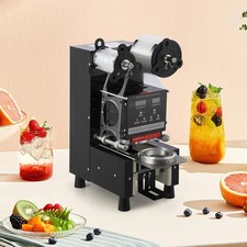 90/95mm Cup Sealing Machine Full Automatic Sealer 500-600 Cups/H Digital Control