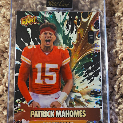 Wild Card 2026 Splat Patrick Mahomes Kansas City Chiefs True 1/1 SLSSBa2-PM