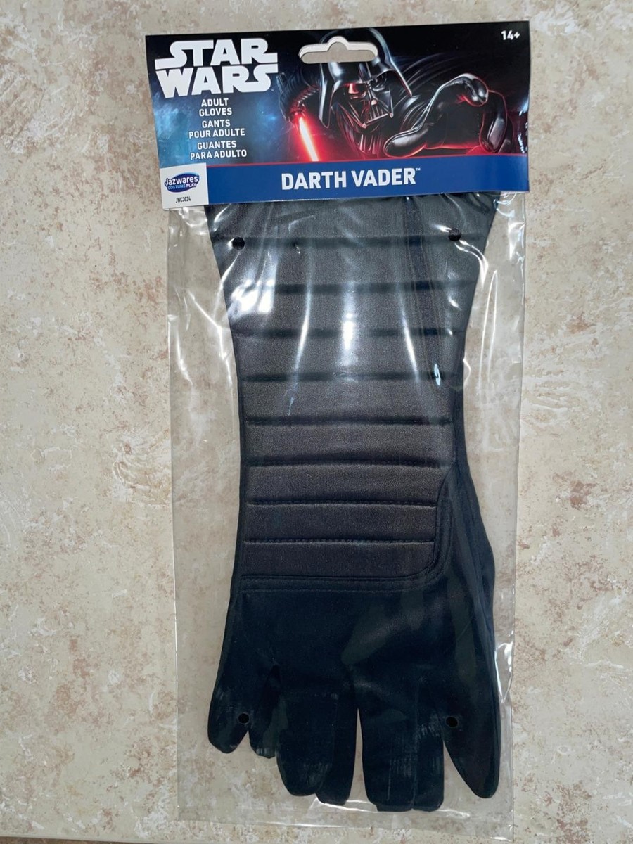 ADULT STAR WARS DARTH VADER GLOVE HALLOWEEN COSTUME NEW JWC3024