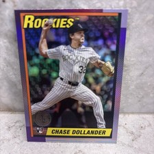 2025 Topps Baseball 35th Anniversary Chase Dollander U90-50  Error Cut At Bottom