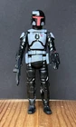 Star Wars Boba Fett Custom Vintage Kenner Style Figure 3.75” Black Gray