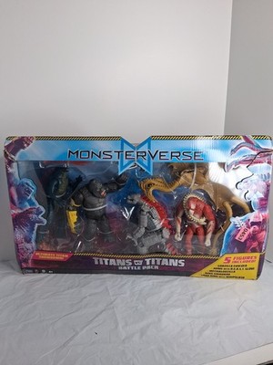 MonsterVerse Titans vs Titans 5 Pack Battle Set - Godzilla, Kong, Ghidorah