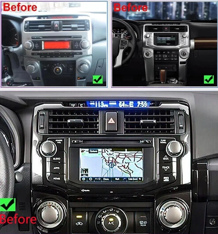 Для 2009-2019 Toyota 4Runner Apple Carplay радио Android GPS навигатор Wi-Fi + камера - Изображение 2 из 4