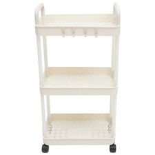 Snack Cart Organizer Storage Shelf with Wheels Rolling Spice Rack
