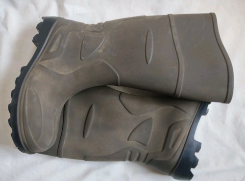Rubber Boots Waders Gummistiefel Vintage Goma Caucho Botas Caza Pesca Badu 45 - Photo 14/22