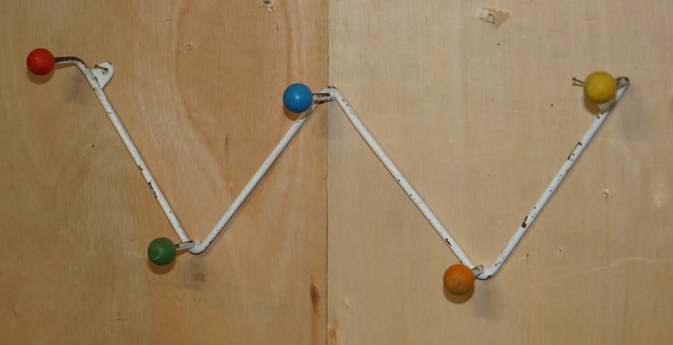 ОРИГИНАЛЬНЫЙ СЕРЕДИНЫ ВЕКА СОВРЕМЕННЫЙ АТОМНЫЙ КОСМИЧЕСКИЙ ВЕК НАСТЕННЫЙ ВЕШАЛКА ДЛЯ ПАЛЬТО СУПЕР КЛАССНЫЙ - Изображение 3 из 4