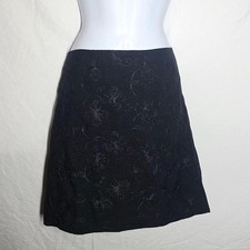 black lace whimsical vintage y2k mini skirt