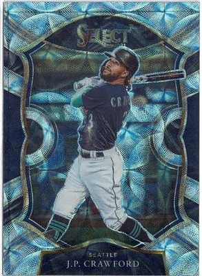2021 Panini Select J.P. Crawford (Mariners) Concourse Scope Prizm Card No. 96