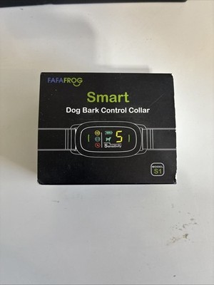 FAFAFROG S1 Dog Bark Collar, Rechargeable Smart Collar, Anti Barking Training 
