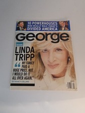 Linda Tripp December January 2001 George Magazine Divided America Monica Clinton