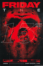 Friday the 13th-Jason Camp Crystal Lake. Poster Unframed Size 22.375" 34". New