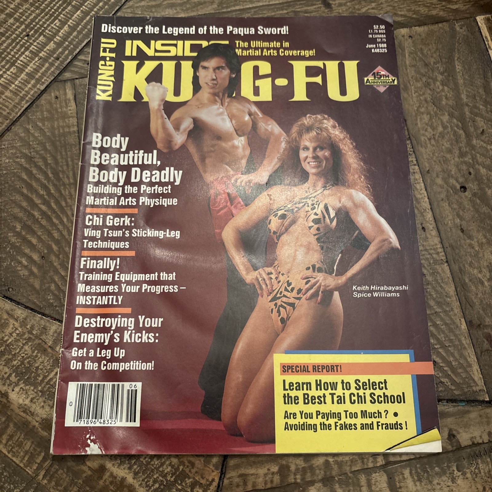 Rare 6/88 Inside Kung Fu Keith Hirabayashi Wing Tsun Chi Gerk Karate Martial Art