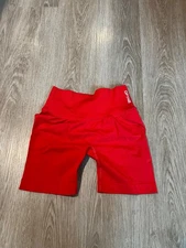 DFYNE DEFY shorts 4.5  /Size: extra small/Color: Lava Red