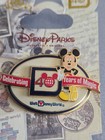 2 Disney Pins - 40 Years of Magic Anniversary with Mickey Mouse & Goofy — photo 1