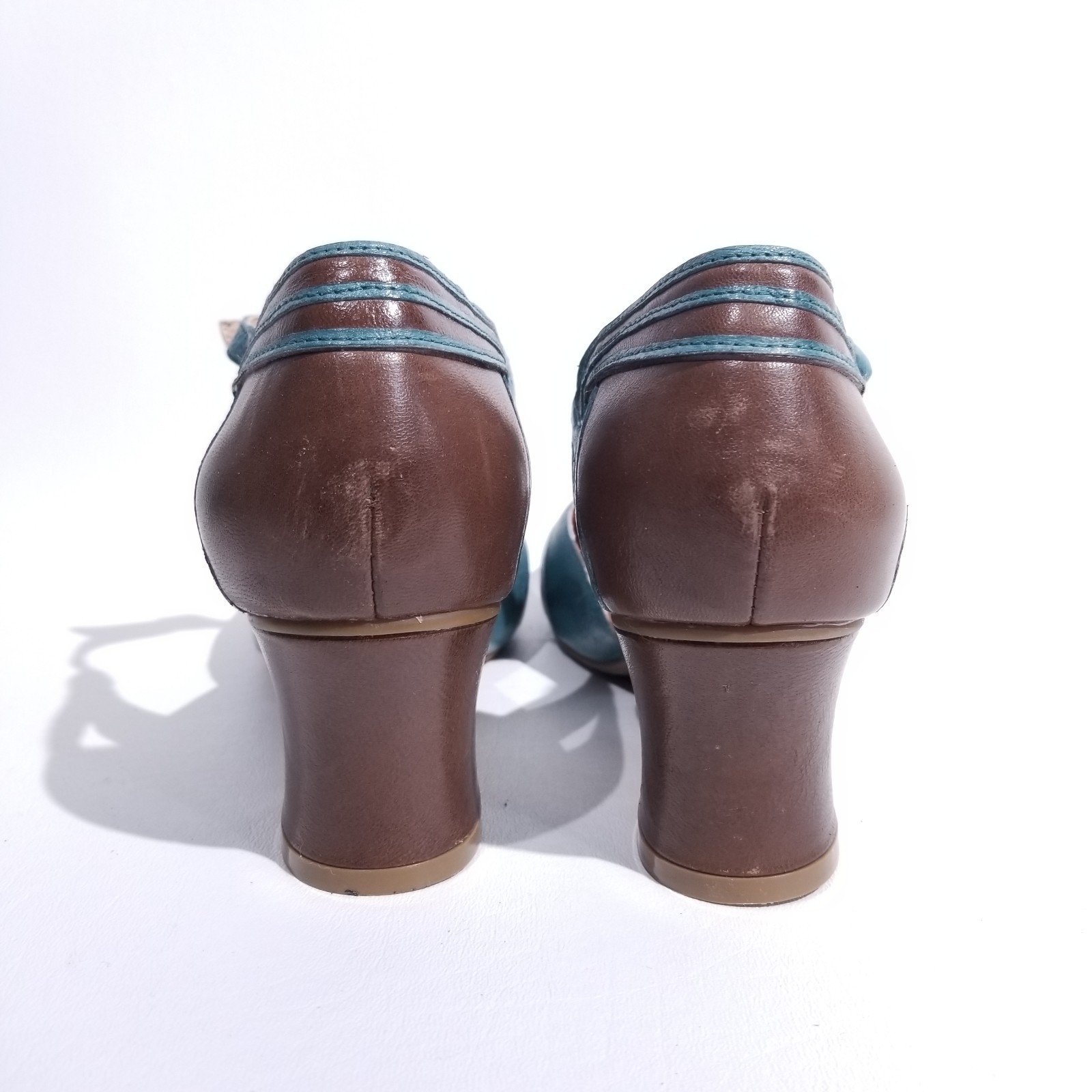 Miz Mooz Shoes Women 7.5 Eloy Mary Jane Block Heel Pinup Rockabilly Retro 50's