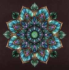 AllAboutEmbroideryUA Bead Embroidery kit Mandala AB-1001 Beaded Cross Stitch kit