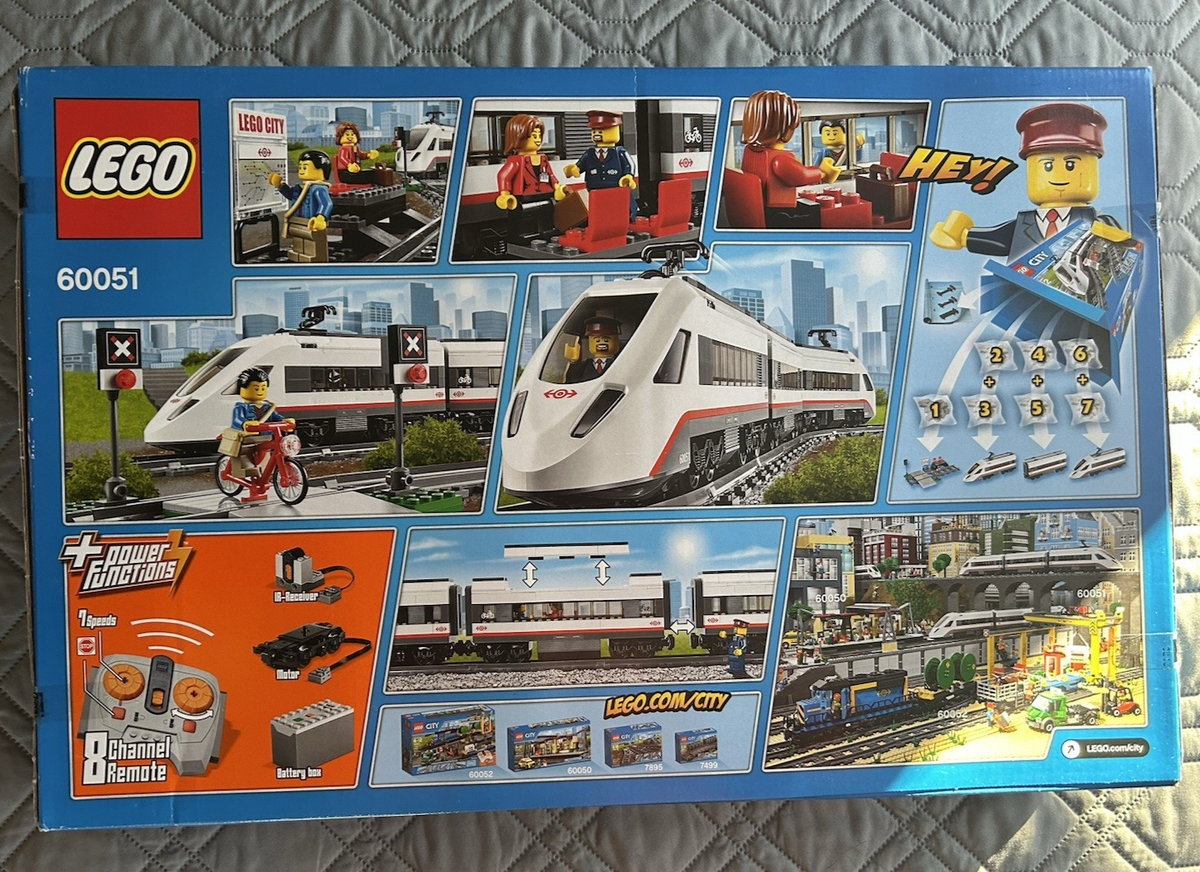 LEGO CITY 60051 High-Speed Train – Rare Retired Set – Brand New 