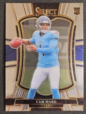 2025 Panini Select Premier Level #126 Cam Ward Rookie RC Tennessee Titans