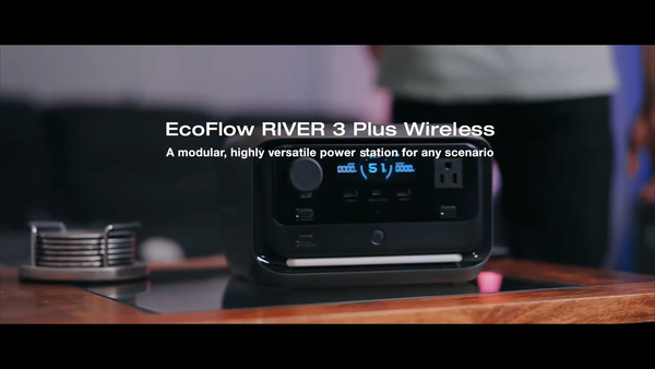 EcoFlow River 3 Plus 286Wh Combo con Carga Inalámbrica y Batería RAPID de 5000mAh 2
